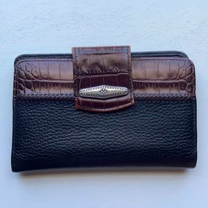 BRIGHTON®️ LEATHER LARGE WALLET